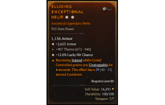 Legendary Helm[*12 LHC | *2625 Armor]