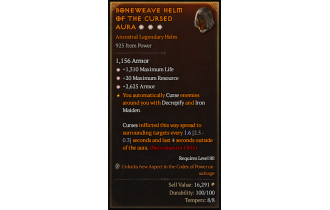 Legendary Helm[*2625 Armor | *20 MR | *1310 Life]