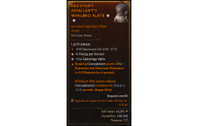 Legendary Chest Armor[Rogue | *3 Subterfuge | *6 ENpS | 698 Life]