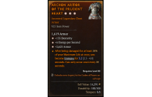 Legendary Chest Armor[*2625 Armor | *6 ENpS | *135 DEX]