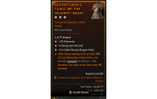 Legendary Chest Armor[Rogue | *4 DarkShroud | *6 ENpS | *135 DEX]