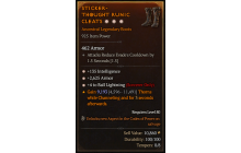 Legendary Boots[Sorcerer | *4 BallLightning | *2625 Armor | *135 INT]