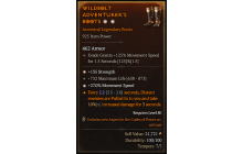 Legendary Boots[*27 MS | *135 STR | 732 Life]