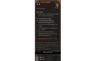 Esu's Heirloom[*CRIT 37 | *27 MS | *18.8 MSEK | 75 DMG_Crit | 10 ResistAll]