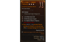 Legendary Boots[Necromancer | *3 SkelWarrior | *27 MS | *1310 Life]