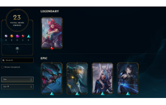 UNIQUE - Unranked - 1x Legendary Skin [23 Skins, 102 Champs, 32063 BE, 173 LVL, 437 RP and MORE!]