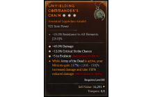 Legendary Amulet[Necromancer | *3 Evulsion | *12 Crit | *45 DMG]