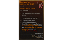 Legendary Amulet[*27 MS | *12 CDR | 672 Life]