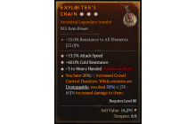 Legendary Amulet[Barbarian | *3 HeavyHanded | *13.5 ATKSPD | *60 CR]