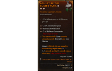 Legendary Amulet[Necromancer | *3 HellbentCommander | *27 MS | *60 CR]