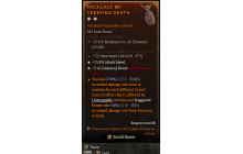 Legendary Amulet[Necromancer | *3 CoalescedBlood | *13.5 ATKSPD | 722 Life]