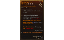 Legendary Amulet[Sorcerer | *3 EndlessPyre | *12 Crit | *10.5 RCR]