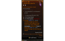 Legendary Amulet[Druid | *3 WildImpulses | *13.5 ATKSPD | 754 Life]