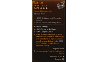 Legendary Ring[*9 Crit | *9 LHC | *45 DMG]