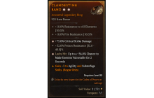 Legendary Ring[*36 LH:Vulnerable | *75 DMG_Crit | 32 PR]