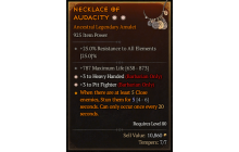 Legendary Amulet[Barbarian | *3 HeavyHanded | *3 PitFighter | 787 Life]