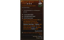 Legendary Amulet[*27 MS | *13.5 ATKSPD | *29.2 TA]