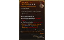 Legendary Amulet[Barbarian | *3 Counteroffensive | *3 HeavyHanded | *1310 Life]