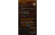 Legendary Amulet[Necromancer | *3 AmplifyDamage | *13.5 ATKSPD | 2 Gloom]