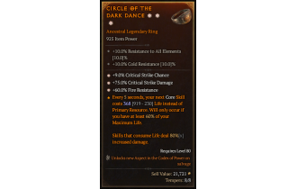 Legendary Ring[*9 Crit | *75 DMG_Crit | *60 FR]