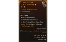 Legendary Gloves[TwistingBlades | *4 TwistingBlades | *13.5 ATKSPD | *60 PR]