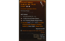 Legendary Gloves[TwistingBlades | *4 TwistingBlades | *12 Crit]