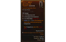 Legendary Pants[Druid | *4 WindShear | *1310 Life]