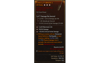 Legendary Two-Handed Sword[*150 DMG_Crit | *90 DMG | *2620 Life]