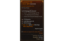 Legendary Bow[*90 DMG | *270 DEX | *2620 Life]