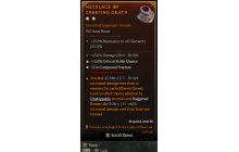 Legendary Amulet[Necromancer | *3 CompoundFracture | *12 Crit | 23 DMG]