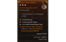 Legendary Amulet[Rogue | *3 FrigidFinesse | *12 LHC | *10.9% DEX]