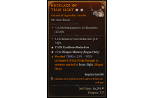 Legendary Amulet[Rogue | *3 WeaponMastery | *12 CDR | 5.2 RCR]