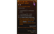 Legendary Amulet[Rogue | *3 WeaponMastery | *12 Crit | 21 DMG]