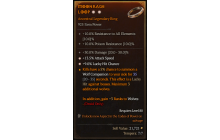 Legendary Ring[*13.5 ATKSPD | *9 LHC | 30 DMG]