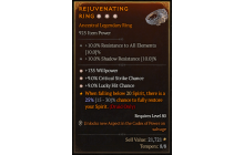 Legendary Ring[*9 Crit | *9 LHC | *135 WP]