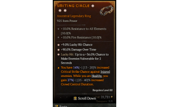 Legendary Ring[*9 LHC | *36 LH:Vulnerable]