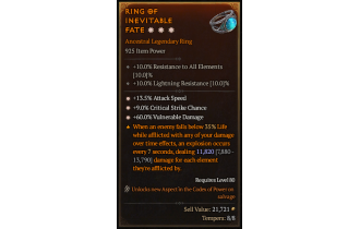 Legendary Ring[*9 Crit | *13.5 ATKSPD | *60 DMG_Vulnerable]