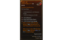 Legendary Ring[*9 Crit | *75 DMG_Crit | *135 INT]