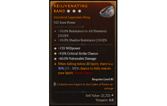 Legendary Ring[*9 Crit | *60 DMG_Vulnerable | *135 WP]