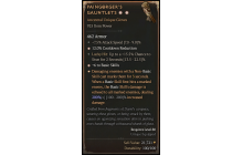 Paingorger's Gauntlets[*DMG 200 | *6 BasicSkills | *12 CDR | 7.5 ATKSPD | 15.5 LH:Stun]