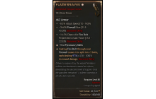 Flameweaver[*DMG 97 | *3 Pyromancy | 17 CT: Firebolt | 36 FirewallSize | 8.5 ATKSPD]