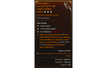 Legendary Gloves[Pulverize | *4 Pulverize | *13.5 ATKSPD | *2625 Armor]