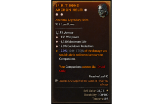 Legendary Helm[*12 CDR | *135 WP | *1310 Life]