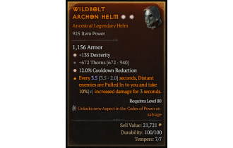 Legendary Helm[*12 CDR | *135 DEX]