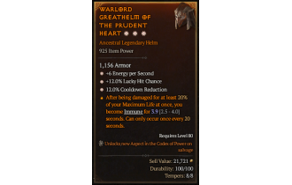 Legendary Helm[*12 CDR | *12 LHC | *6 ENpS]