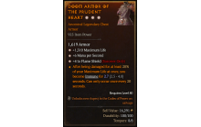 Legendary Chest Armor[Sorcerer | *4 FlameShield | *6 MpS | *1310 Life]