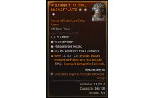 Legendary Chest Armor[*15 ResistAll | *6 ENpS | *135 DEX]