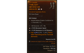 Legendary Boots[*27 MS | *15 ResistAll]