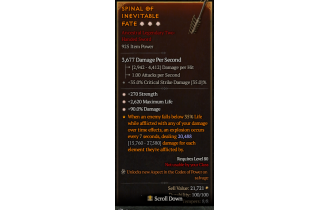 Legendary Two-Handed Sword[*90 DMG | *270 STR | *2620 Life]