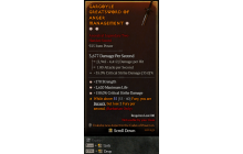 Legendary Two-Handed Sword[*150 DMG_Crit | *270 STR | *2620 Life]